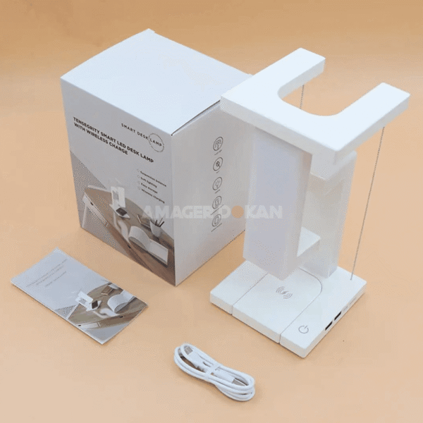 Anti Gravity Floating Multifunctional Desktop Lamp with Wireless Charging Pad