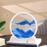 3D quicksand Round Moving Sand Art Hourglass - Image 3