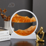 3D quicksand Round Moving Sand Art Hourglass - Image 2